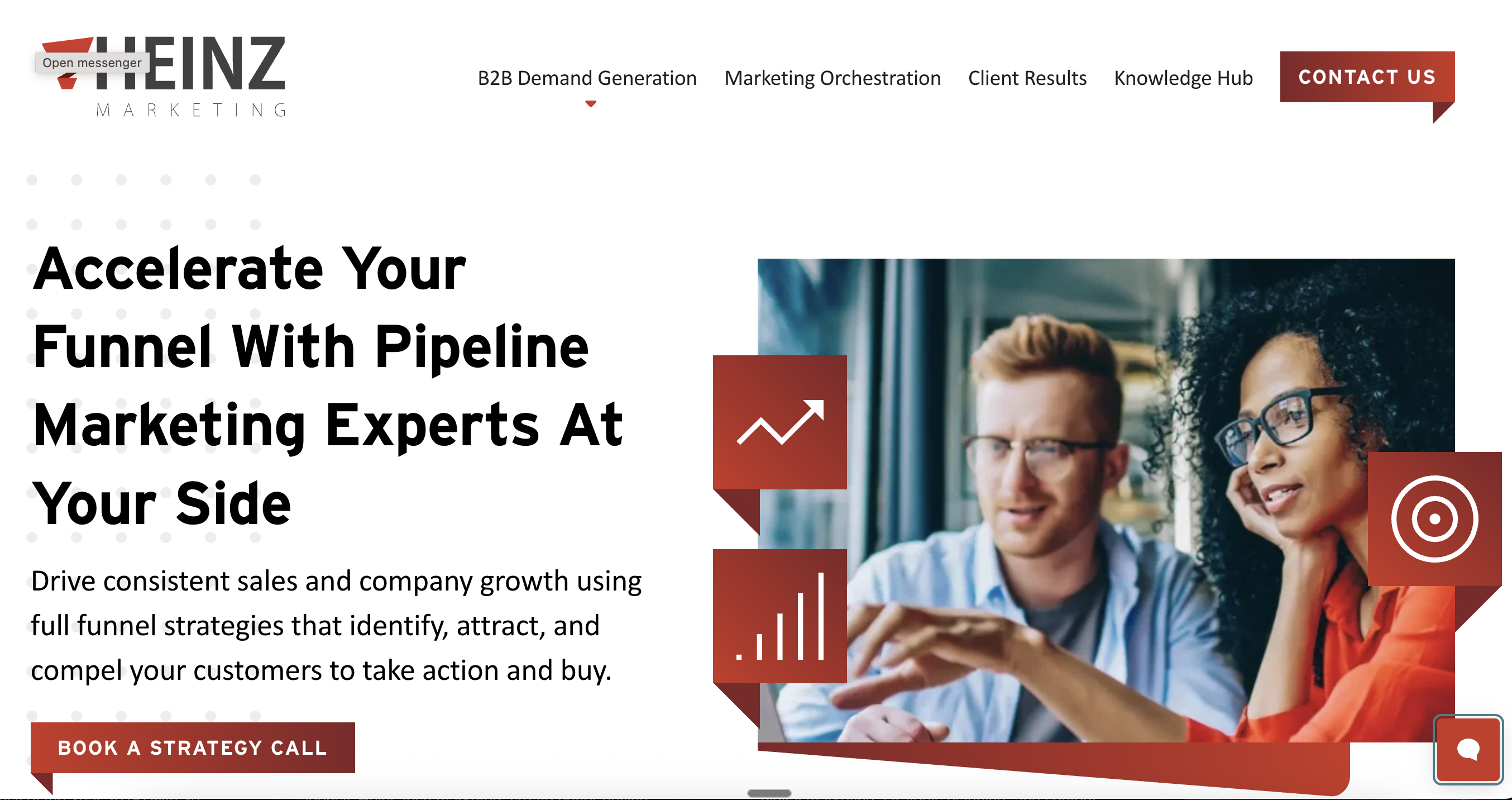 Heinz Marketing homepage